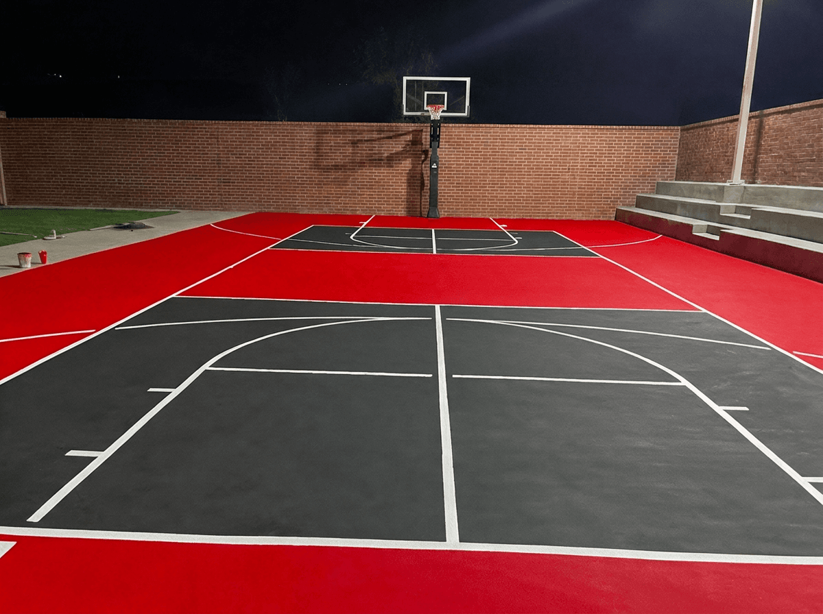 Basketball Court Installation